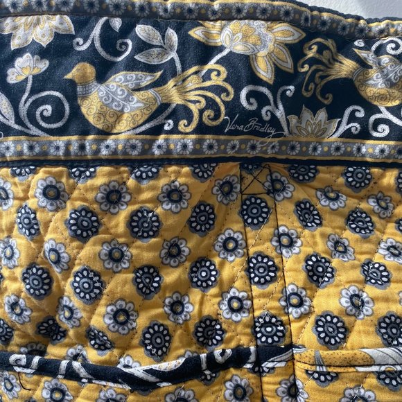 Vera Bradley Black/Golden Quilted Large Travel Bag - Picture 9 of 11